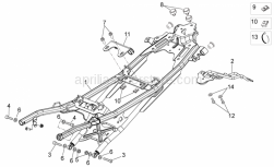 Frame - Saddle Support - Aprilia - Rubber spacer