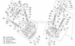 Engine - Cylinder Head And Valves - Aprilia - Hex socket screw M6x30