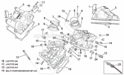 Engine - Valves Cover - Aprilia - Front valves cover