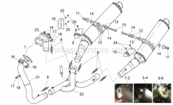 Frame - Exhaust Pipe - Aprilia - Central exhaust manifold