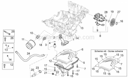 Engine - Lubrication - Aprilia - Hex socket screw M6x16