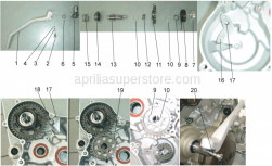 Engine - Starter Assembly - Aprilia - Pinion
