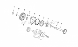 Engine - Transmission Shaft - Aprilia - Bearing D14x22x13 SUPERSEDED BY 85106R