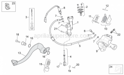 Frame - Rear Brake System - Aprilia - Piston, kit