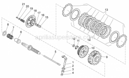 Engine - Clutch I - Aprilia - Aluminium clutch drum