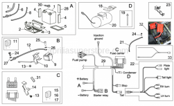 Frame - Electrical System Ii - Aprilia - Battery case cpl.