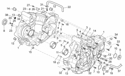 Engine - Crankcase I - Aprilia - Check bearing plate