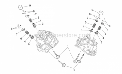 Engine - Valves - Aprilia - Valve stem seal D5