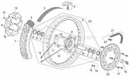 Frame - Rear Wheel I - Aprilia - Inner tube 18