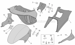 Frame - Front Body III - Aprilia - Self-tap screw 3,9x14