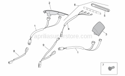 Frame - Taillight - Aprilia - Headlight wiring w/harness