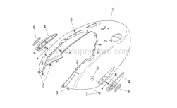 Frame - Rear Body - Rear Fairing - Aprilia - Self-tap screw 3,9x14