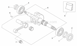 Engine - Connecting Rod Group - Aprilia - Oil seals - set