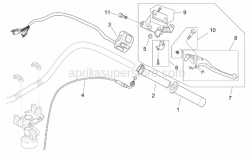 Frame - Rh Controls - Aprilia - Front brake lever