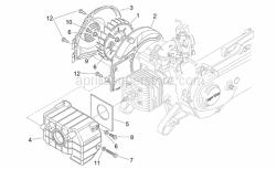 Engine - Cooling Unit - Aprilia - screw