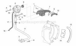 Engine - Secondary Air - Aprilia - Hose clamp