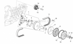 Engine - Variator Assembly - Aprilia - Special screw