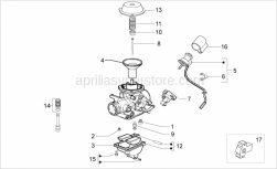 Engine - Carburettor Ii - Aprilia - BODY AUTO CHOKE KIT