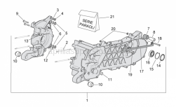 Engine - Crank-Case - Aprilia - Hex socket screw M6x30