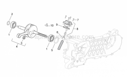 Engine - Drive Shaft - Aprilia - Bearing 20x52x12