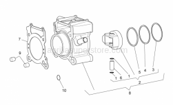 Aprilia - FC1  Piston assy.  X-9 500 - Image 3