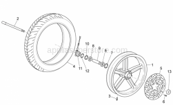 FRONT WHEEL SPINDLE