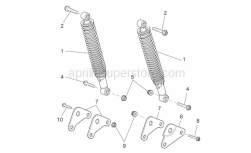 Frame - Rear Shock Absorber - Aprilia - screw