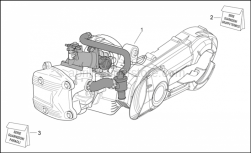 Engine - Engine Assembly - Aprilia - (D) Engine 500 4T/4V E3