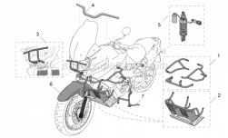 Accessories - Acc. - Cyclistic Components - Aprilia - Front mudguard, grey